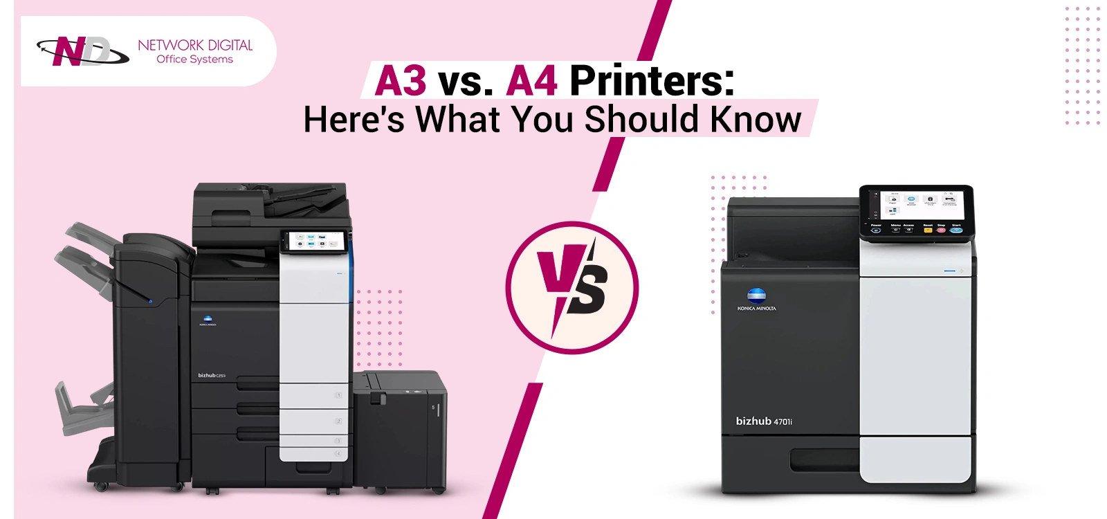 Compare A3 Vs A4 Printer Network Digital